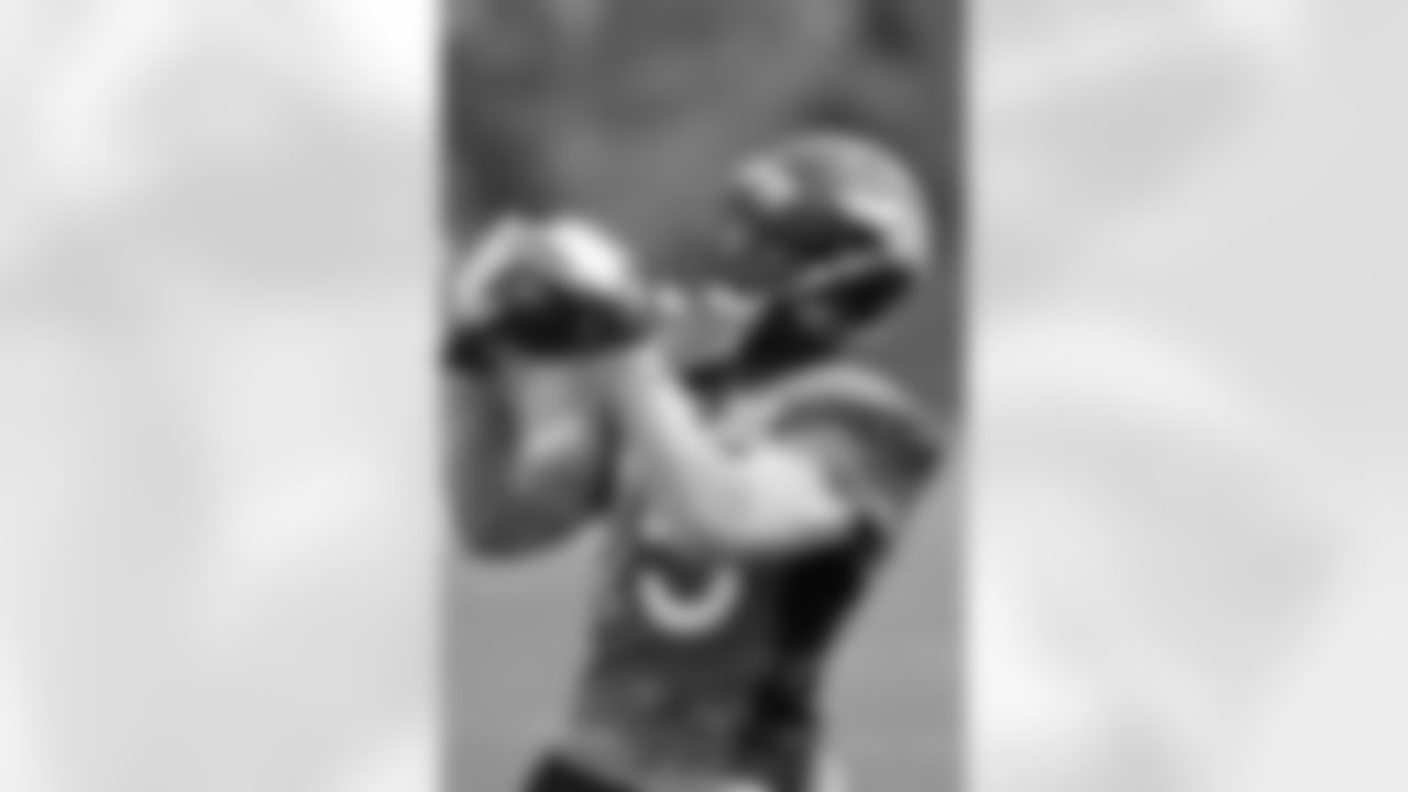 WR Mark Dell makes a catch.