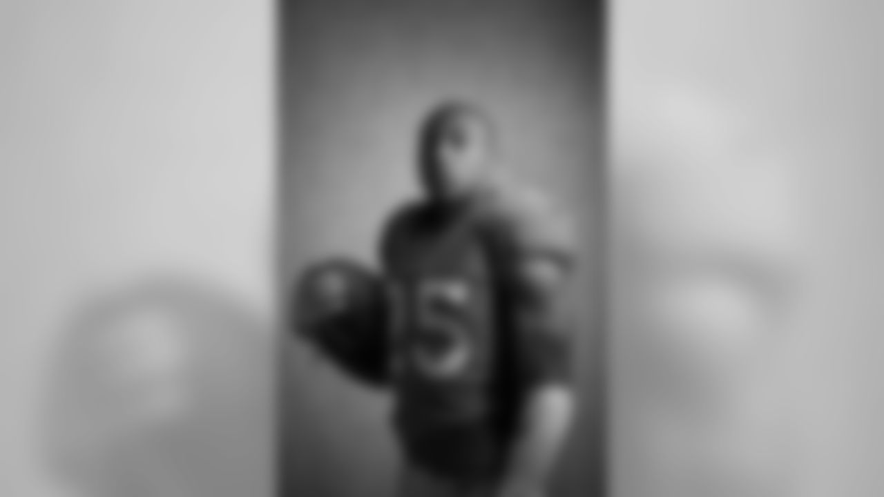 Chris Harris Jr. poses for a portrait taken by team photographer Gabriel Christus.