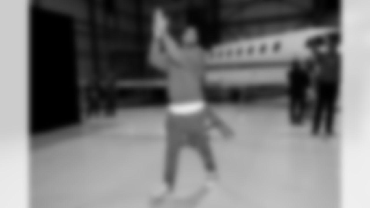 Justin Simmons at 'A Night to Take Flight,' hosted by Von's Vision, at Jet Linx in Englewood, CO on September 20, 2021.