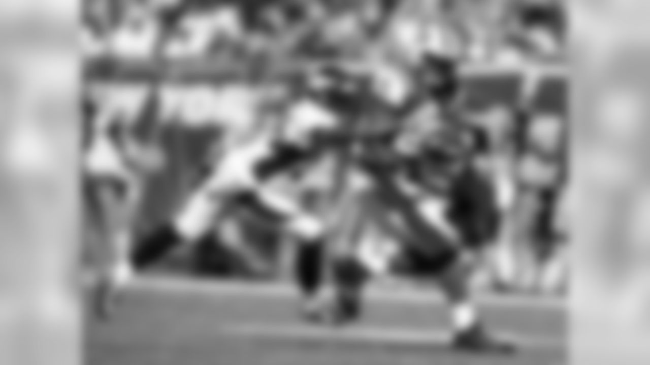 Kayvon Webster (2013 NFL Draft - third round, 90th overall) stretches out to try to deflect a pass against the Jets.