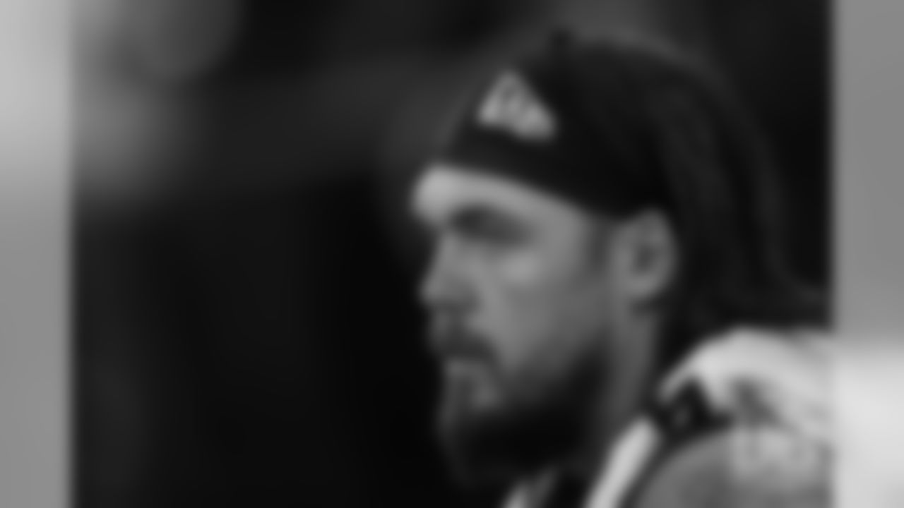 Derek Wolfe during organized team activities at UCHealth Training Center in Centennial, CO, May 20, 2019.
Photo by Gabriel Christus