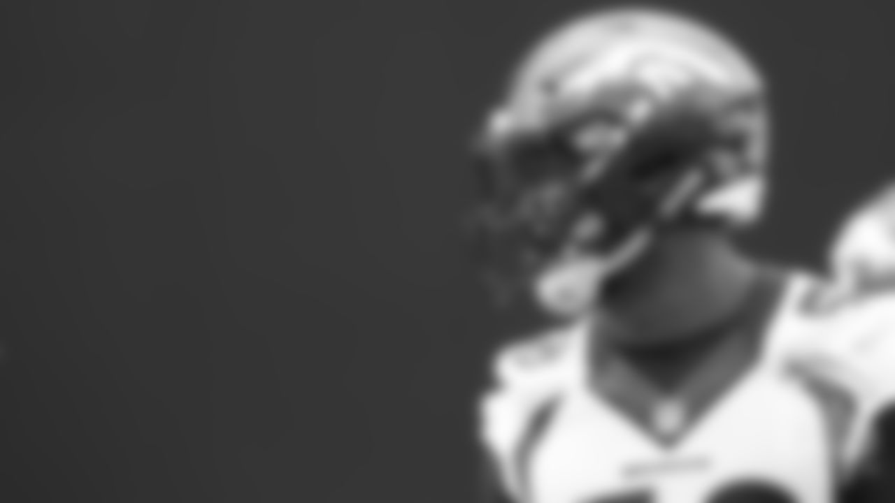 Von Miller during the third and final day of voluntary veteran minicamp on April 18, 2019.