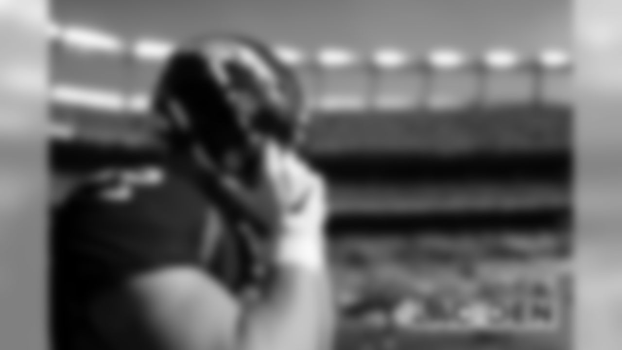 Pregame at the Broncos' game against the Los Angeles Chargers at Empower Field at Mile High on December 1, 2019. (Photo by Gabriel Christus)