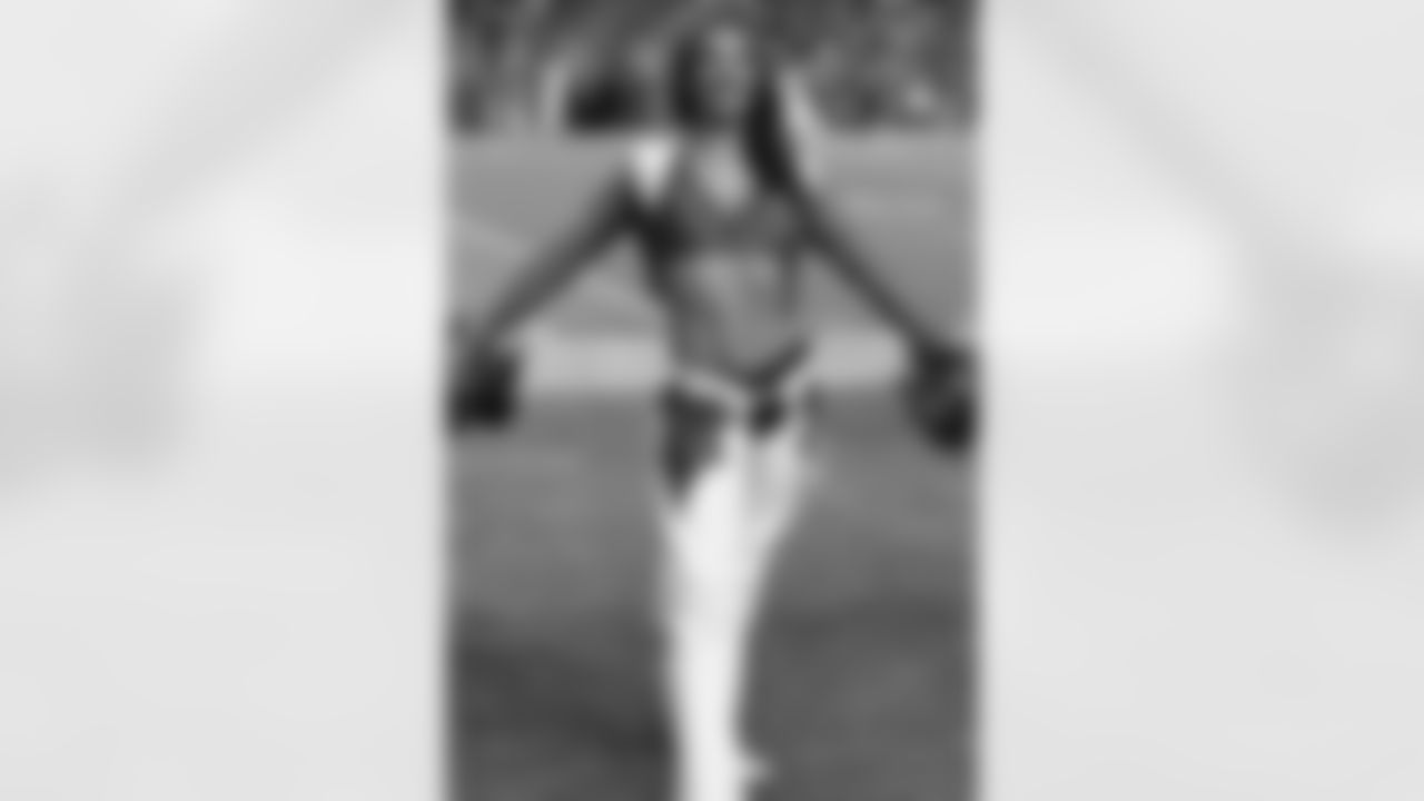 The Denver Broncos Cheerleaders perform during the Broncos' Week 5 game against the Indianapolis Colts in Denver, Colorado on October 6, 2022.