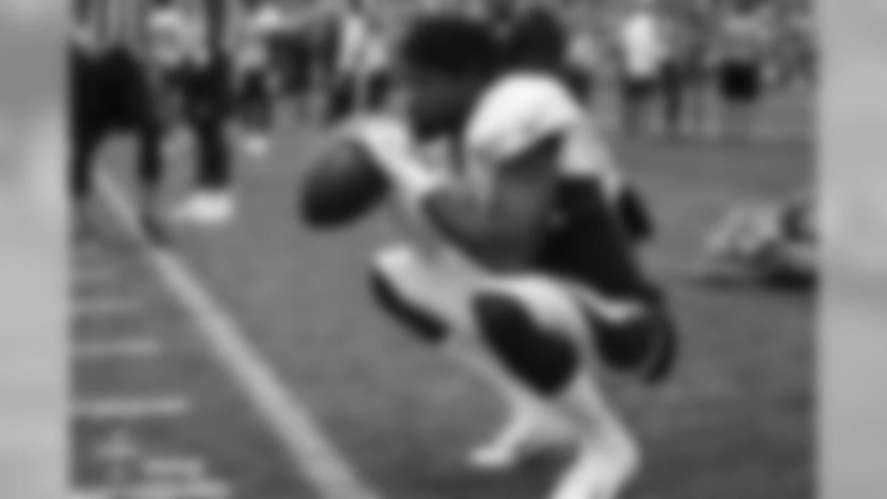 Punter Marquette King (1) during the 10th day of training camp on August 8, 2018, at UCHealth Training Center.