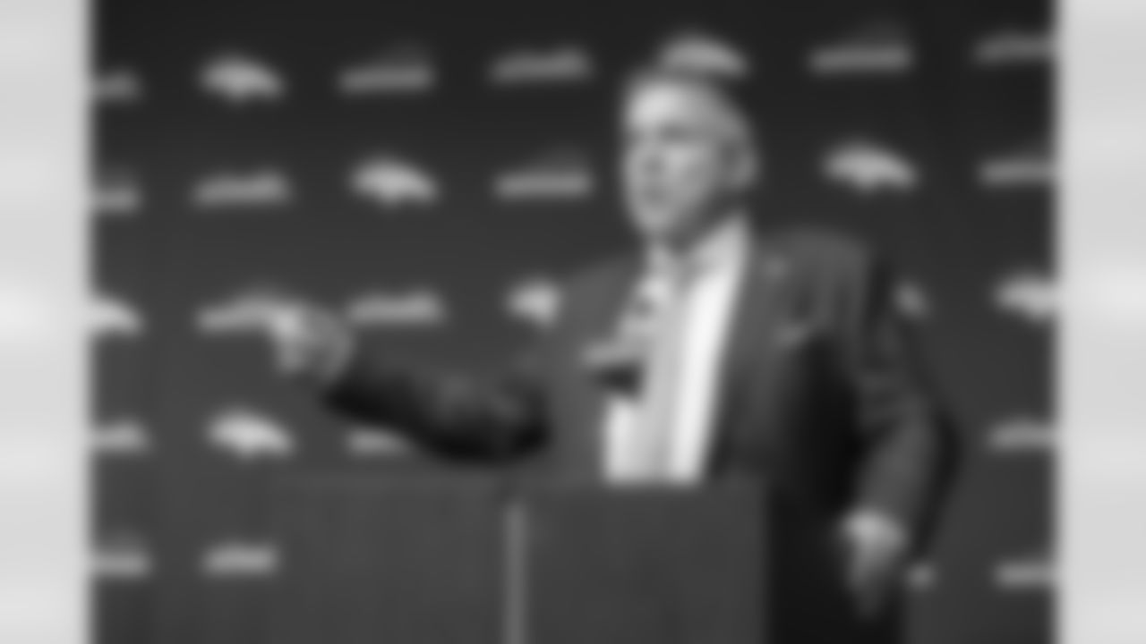 New Broncos Head Coach Sean Payton during his introductory press conference at UCHealth Training Center in Englewood, Colorado on February 6, 2023. Photo by Gabriel Christus