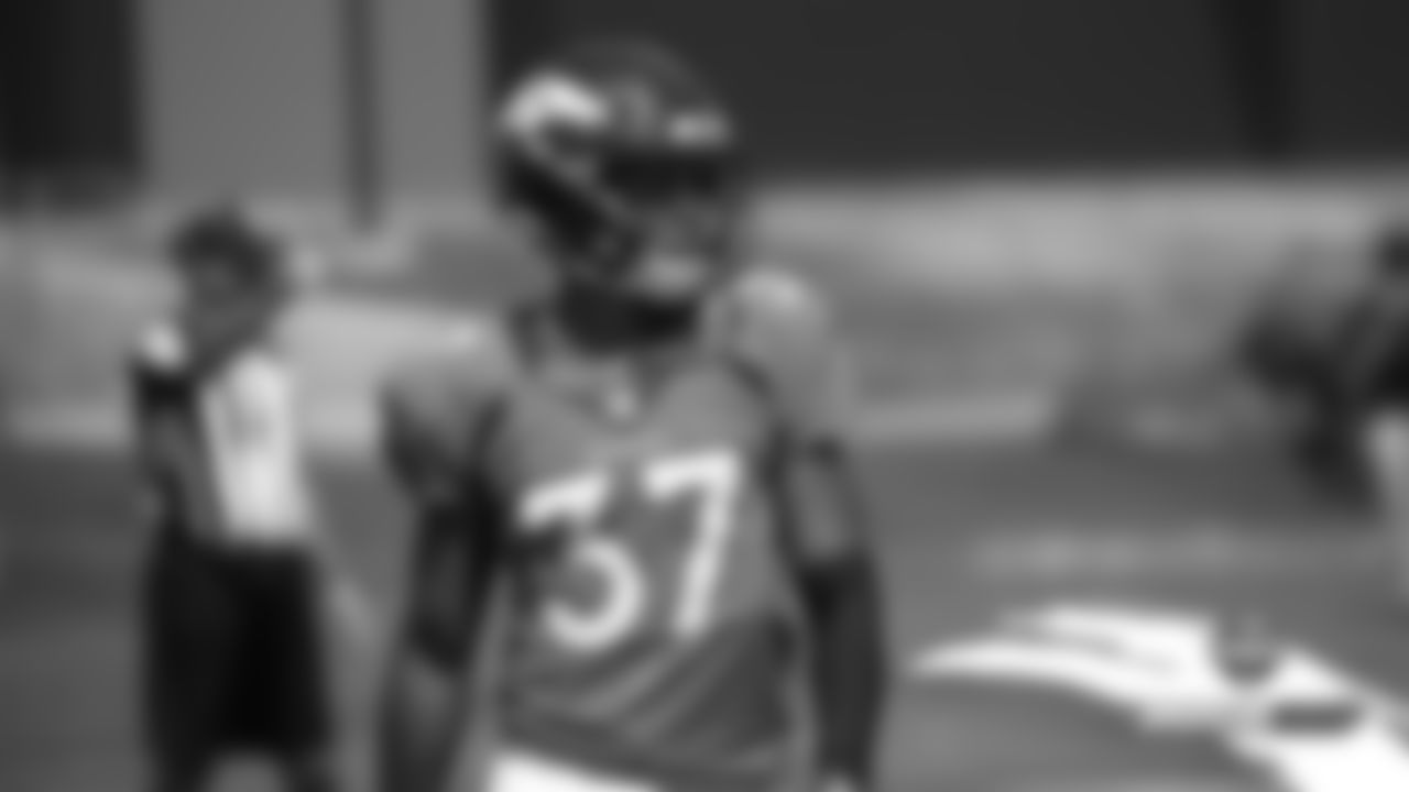 Linden Stephens during practice on Day 7 of training camp on July 25, 2019.