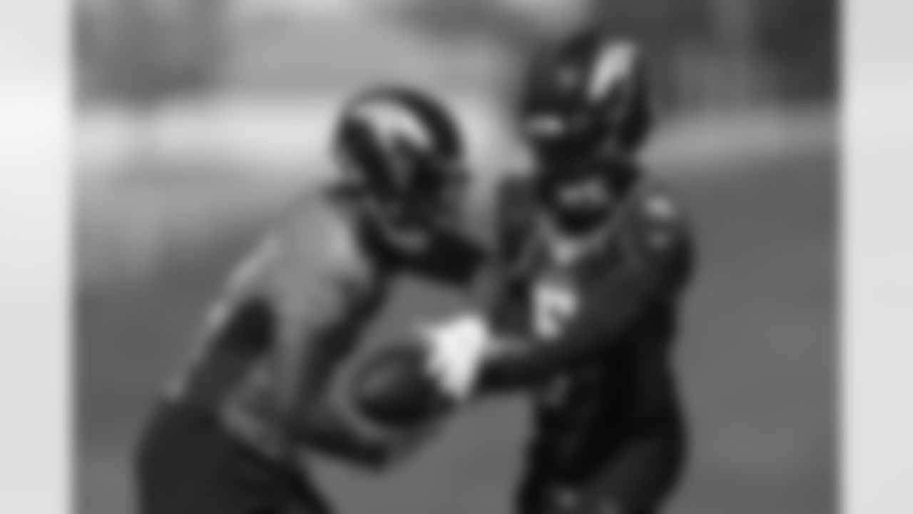 Teddy Bridgewater at the Broncos' OTA practice.