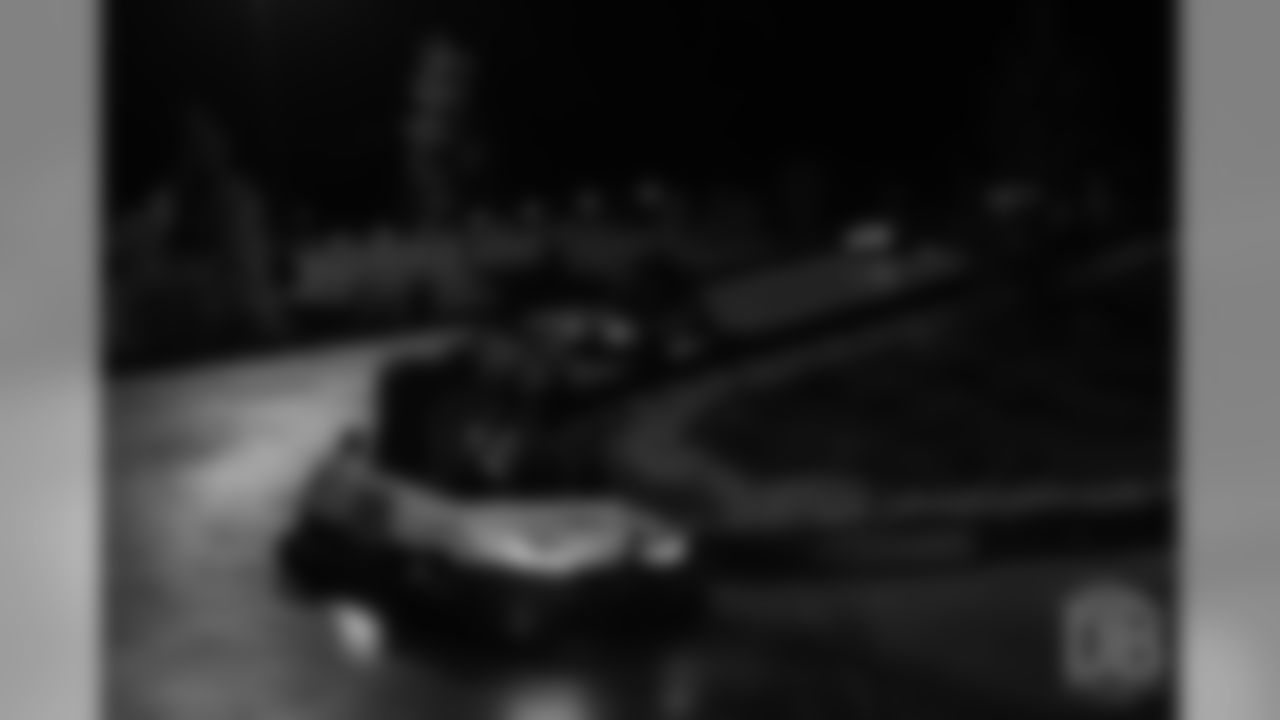 Von Miller goes go-karting on the first day of Von Miller's Pass Rush Summit, which included a welcome session and a night of games on June 27, 2018.