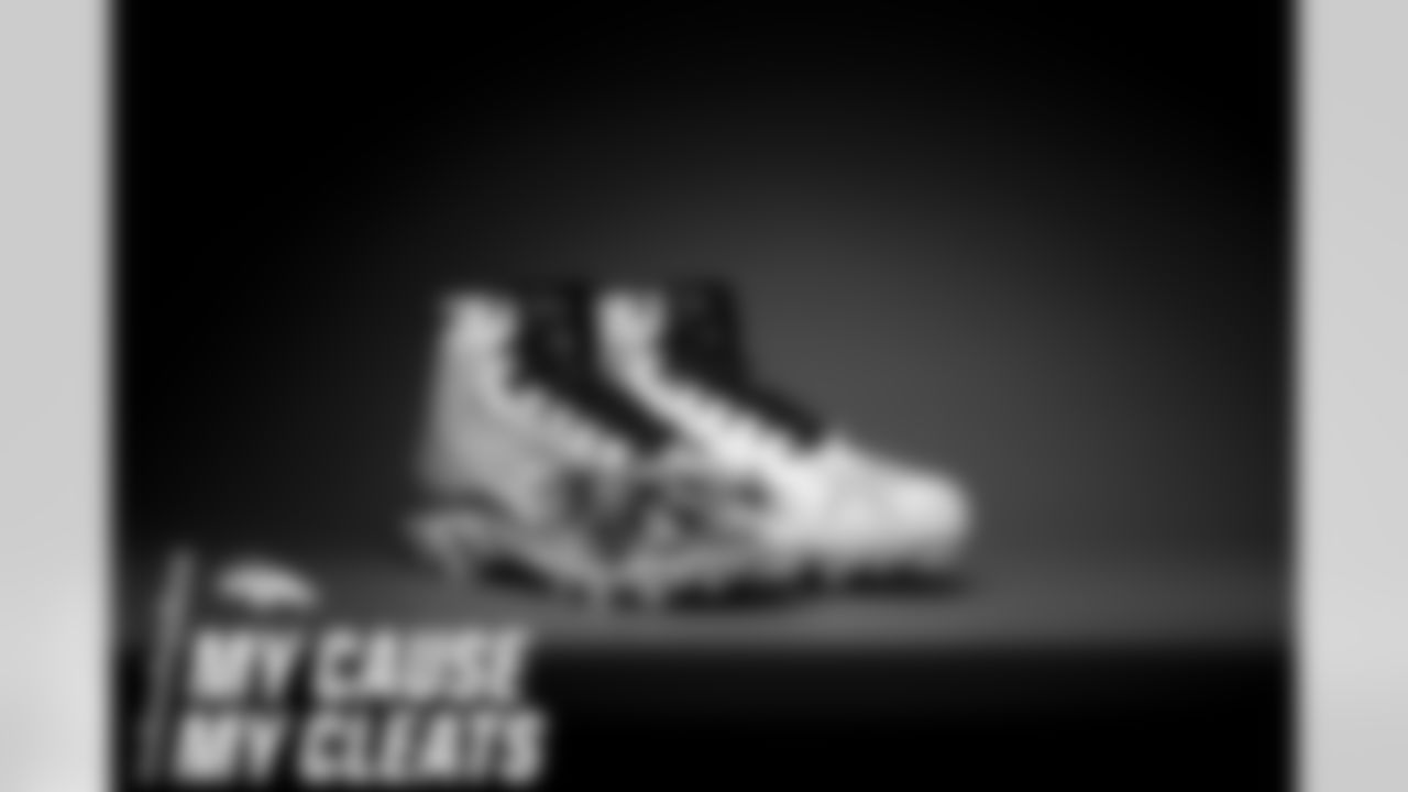 Andrew Beck's cleats represent America's Gold Star Families for the 2020 My Cause My Cleats campaign.
Photo by Gabriel Christus
