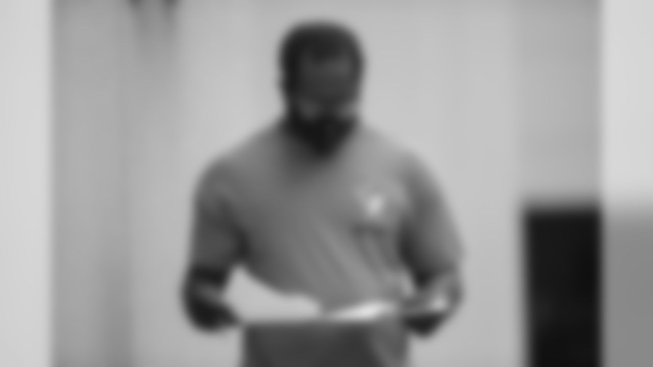 Von Miller arrives for his first COVID-19 test at UCHealth Training Center on July 27, 2020. (Photo by Ben Swanson)