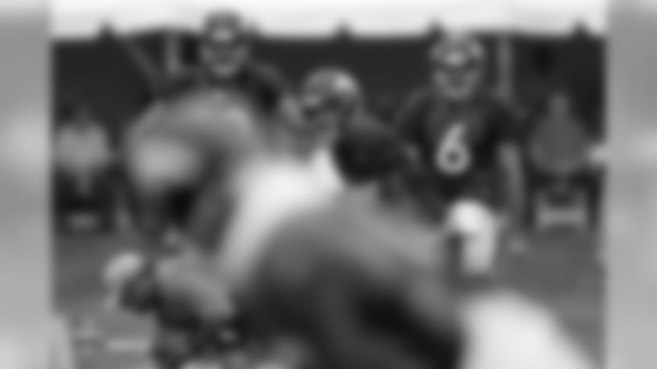 Quarterback Case Keenum (4) during the 10th day of training camp on August 8, 2018, at UCHealth Training Center.
