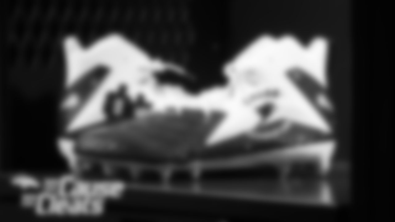 Bradley Chubb's cleats represent his and his brother's foundation, the Chubb Foundation, which "use[s] sports as a platform to activate human potential," for My Cause My Cleats in 2018.