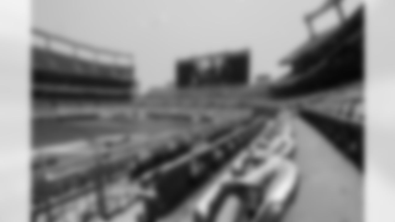 A general interior view before the Broncos' Week 8 game against the Kansas City Chiefs at Empower Field at Mile High in Denver, Colorado on October 29, 2023. Photo by Ben Swanson / Denver Broncos