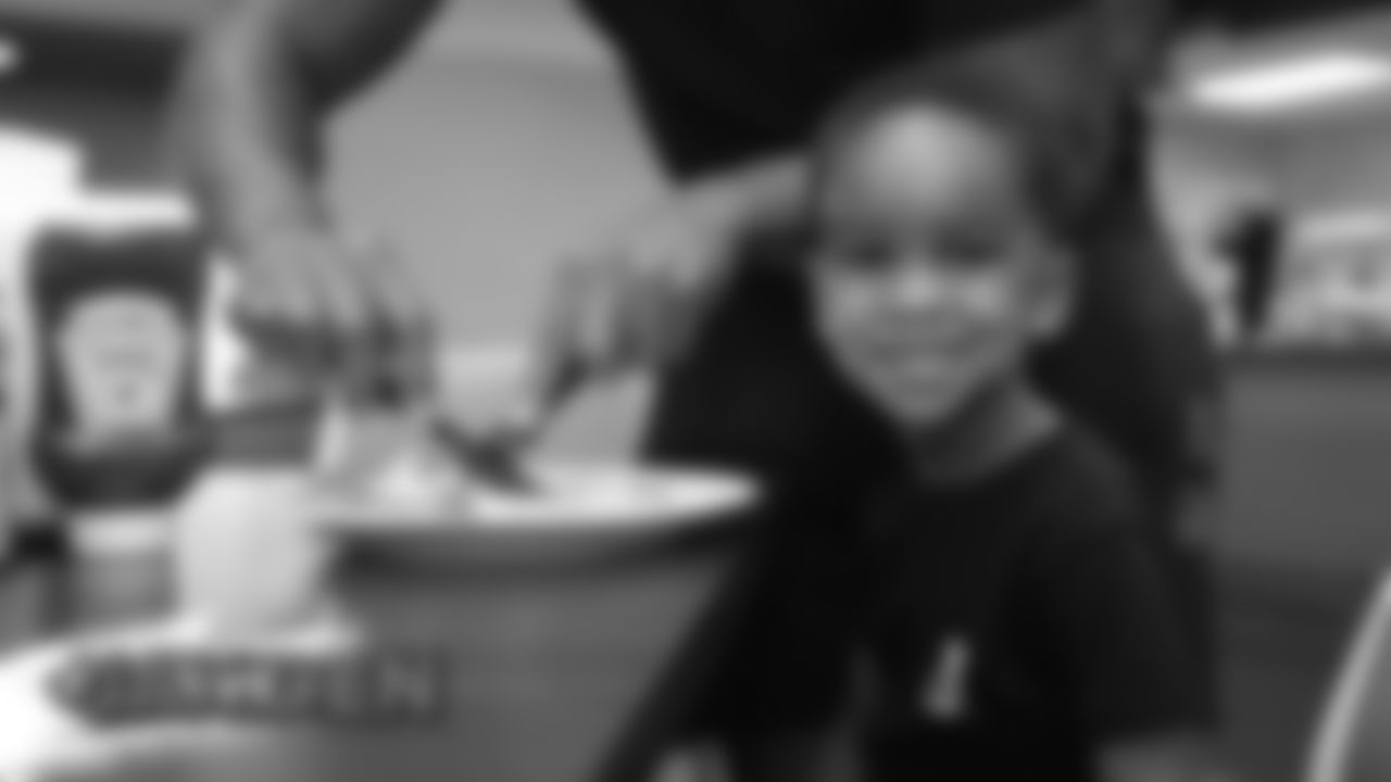 Todd Davis' son at a family breakfast on Saturday on September 28, 2019. (Photo by Ben Swanson)