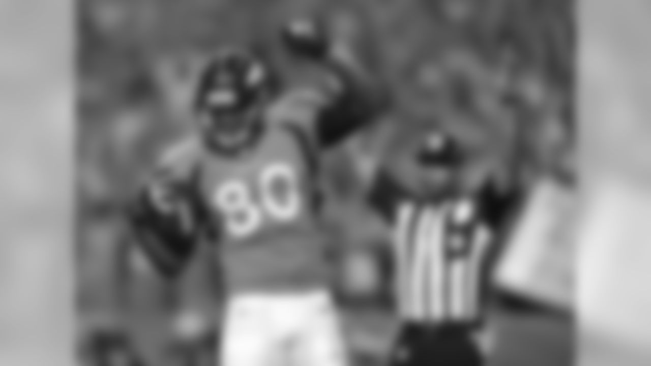Julius Thomas Celebrates His Second Quarter Touchdown