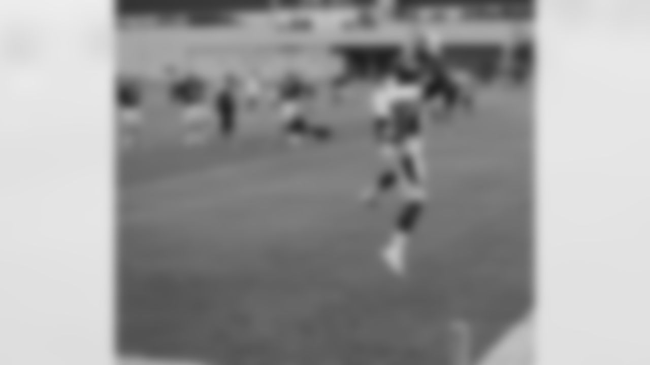 Robinson goes up to make a touchdown catch.