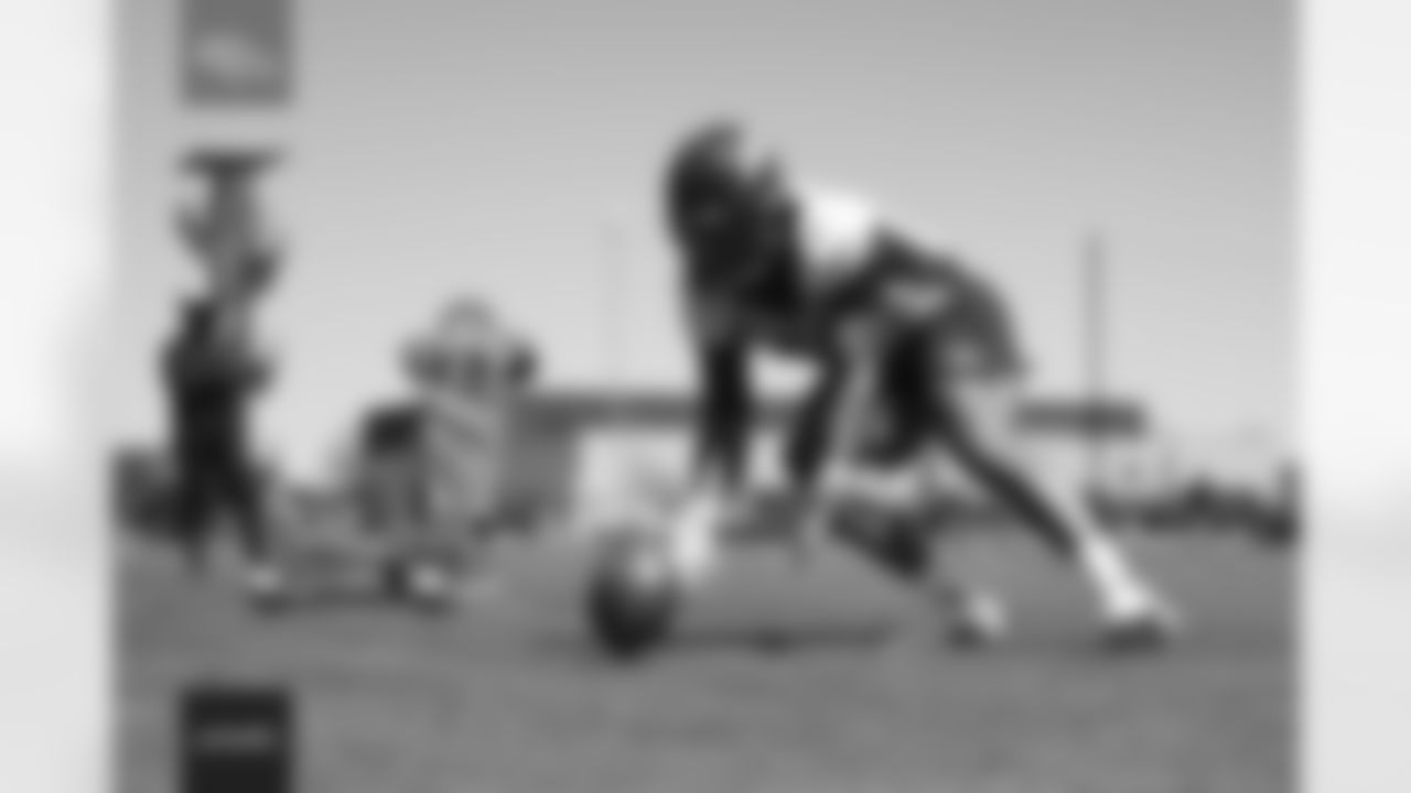 Nik Bonitto during the rookie minicamp on Friday, May 13, 2022 at UCHealth Training Center in Englewood, Colorado.
Photo by Gabriel Christus