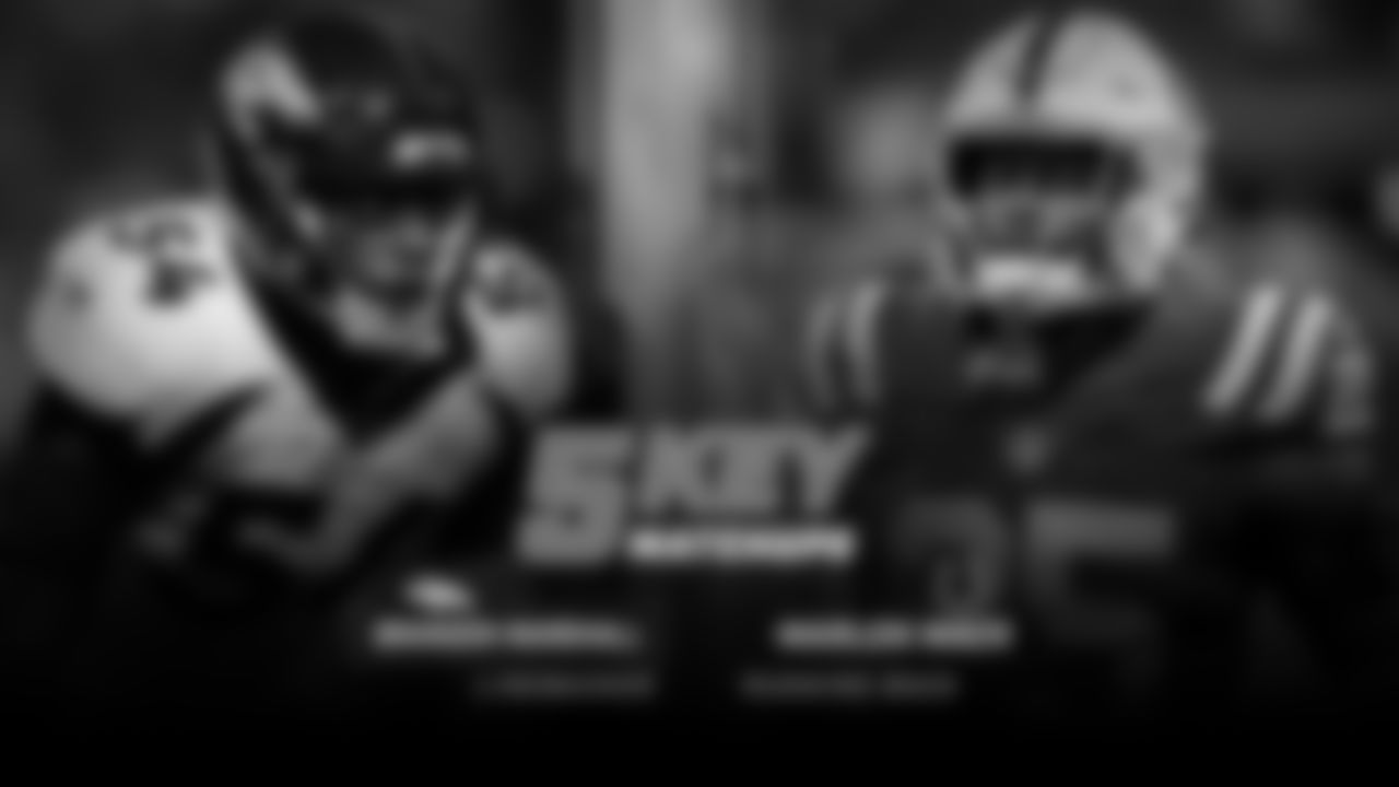 Frank Gore may be the big name in Indianapolis' backfield, but after he carried the ball 36 times for 130 yards in Sunday's game against Buffalo, the Colts may look for rookie Marlon Mack to lighten the load more than usual. Mack, a fourth-round pick out of the University of South Florida, has had limited opportunities this season, but he's busted several big runs along the way. And as he showed Sunday in the Buffalo snow, he's also a threat to catch the ball out of the backfield. Mack led all Indianapolis pass catchers in a game with understandably few pass attempts. The Denver linebacking corps will need to make sure Mack doesn't hurt them on screen plays or flares out of the backfield. If Brandon Marshall and Co. can eliminate that, it will take away a safety net for second-year quarterback Jacoby Brissett and force him to throw into the teeth of the Broncos' defense.