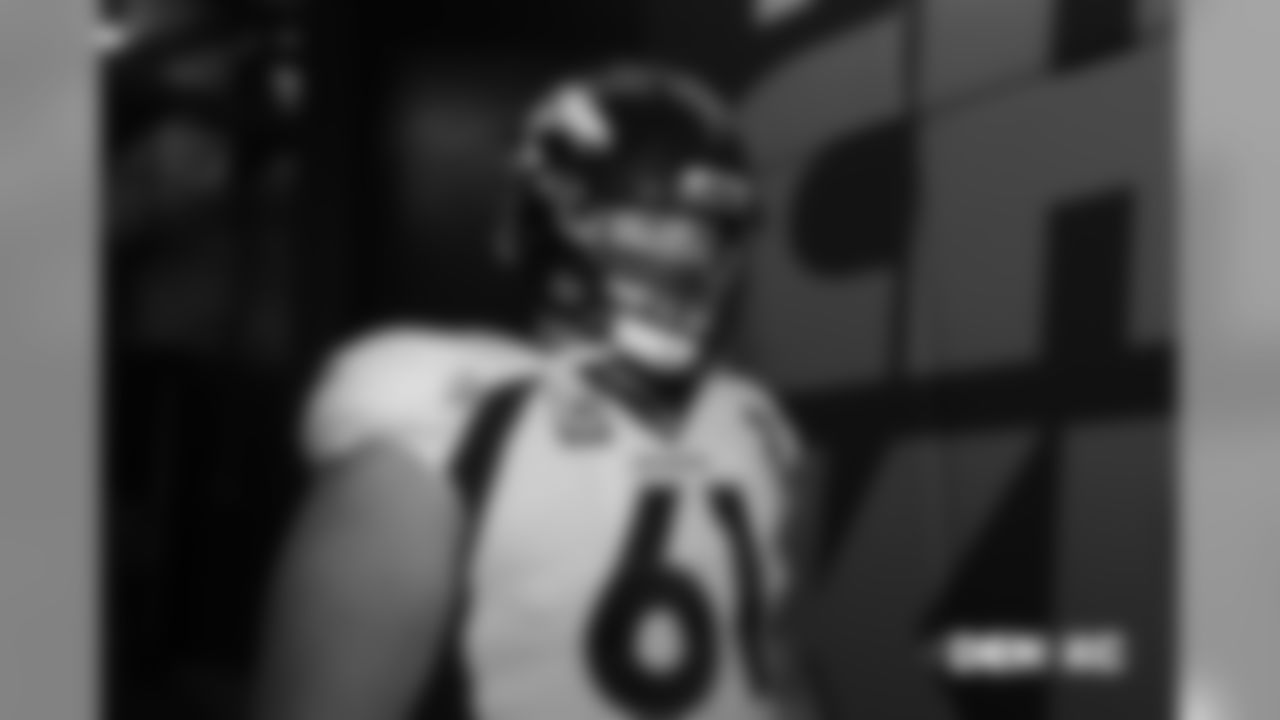 Matt Paradis in the tunnel pregame before the Broncos' Week 8 game against the Kansas City Chiefs at Arrowhead Stadium on October 28, 2018.