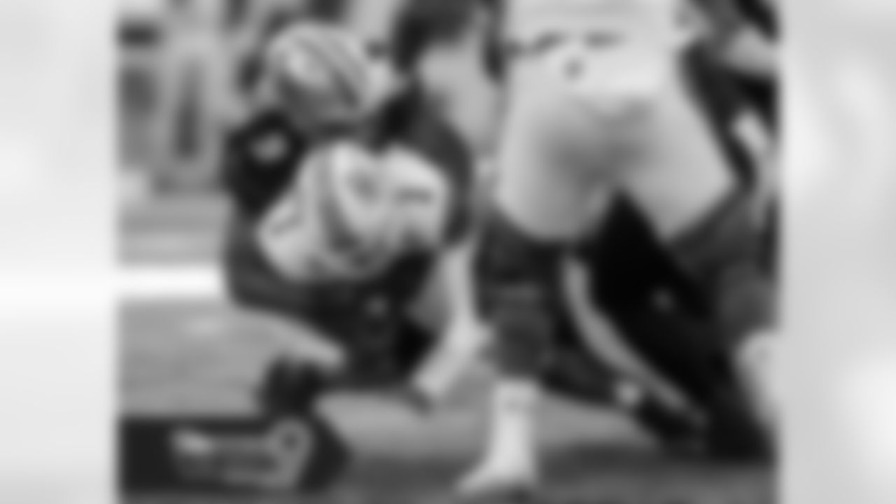 Snippet from Daniel Jeremiah: "Tryon has an ideal frame/build for an edge rusher. His game is built on his strength and power more than his speed and agility. He has an average get-off as a pass rusher, but he has shock in his hands to jolt offensive tackles, separate and close on the quarterback."
(AP Photo/Stephen Brashear)