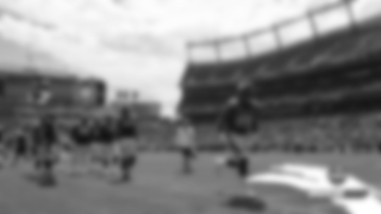 Derek Wolfe during practice on Day 9 of training camp at Broncos Stadium at Mile High on July 27, 2019.