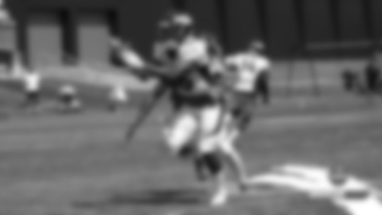 Kelvin McKnight during practice on Day 8 of training camp on July 26, 2019.