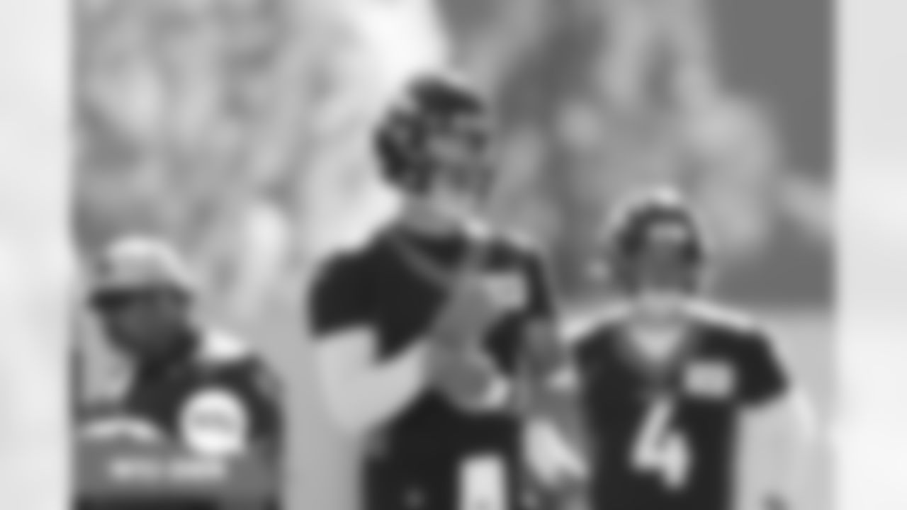 Drew Lock during practice on Wednesday, September 22, 2021 at UCHealth Training Center in Englewood, Colorado.
Photo by Gabriel Christus