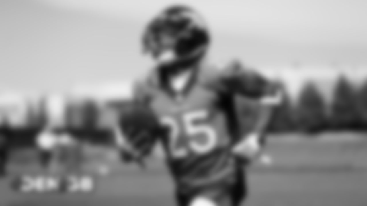 Chris Harris Jr. during the Broncos' practice on September 20, 2019.