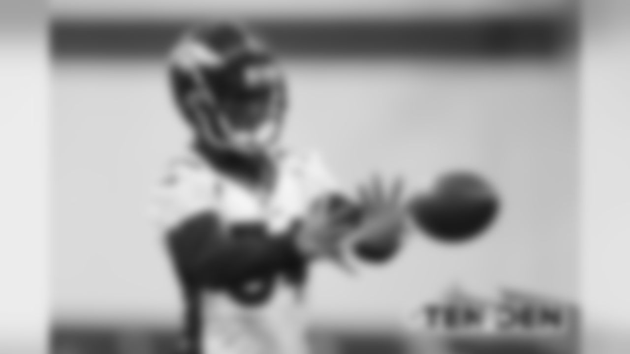 Will Parks during practice at UCHealth Training Center on October 10, 2019. (Photo by Gabriel Christus)