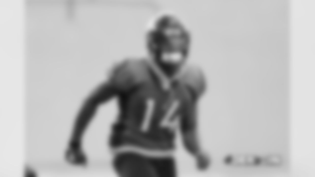 Courtland Sutton during practice at UCHealth Training Center in Centennial, CO, November 28, 2018.
Photo by Gabriel Christus