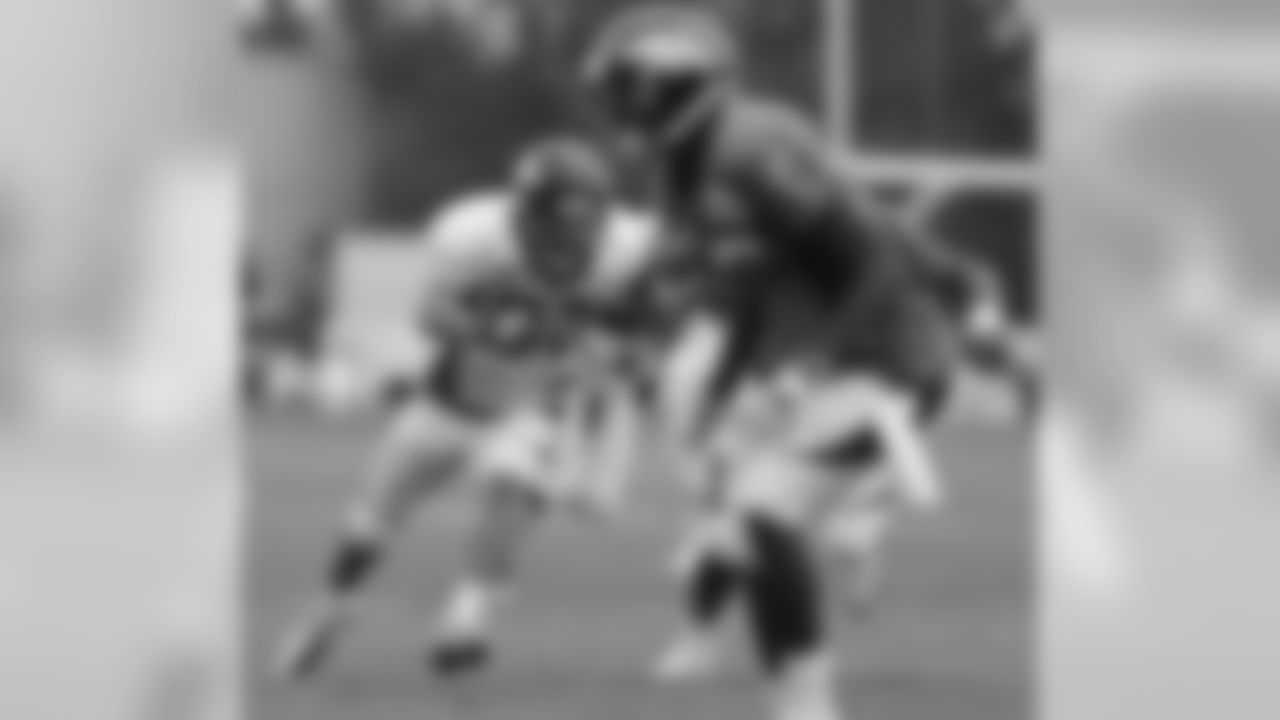 Welker breaks into his route.