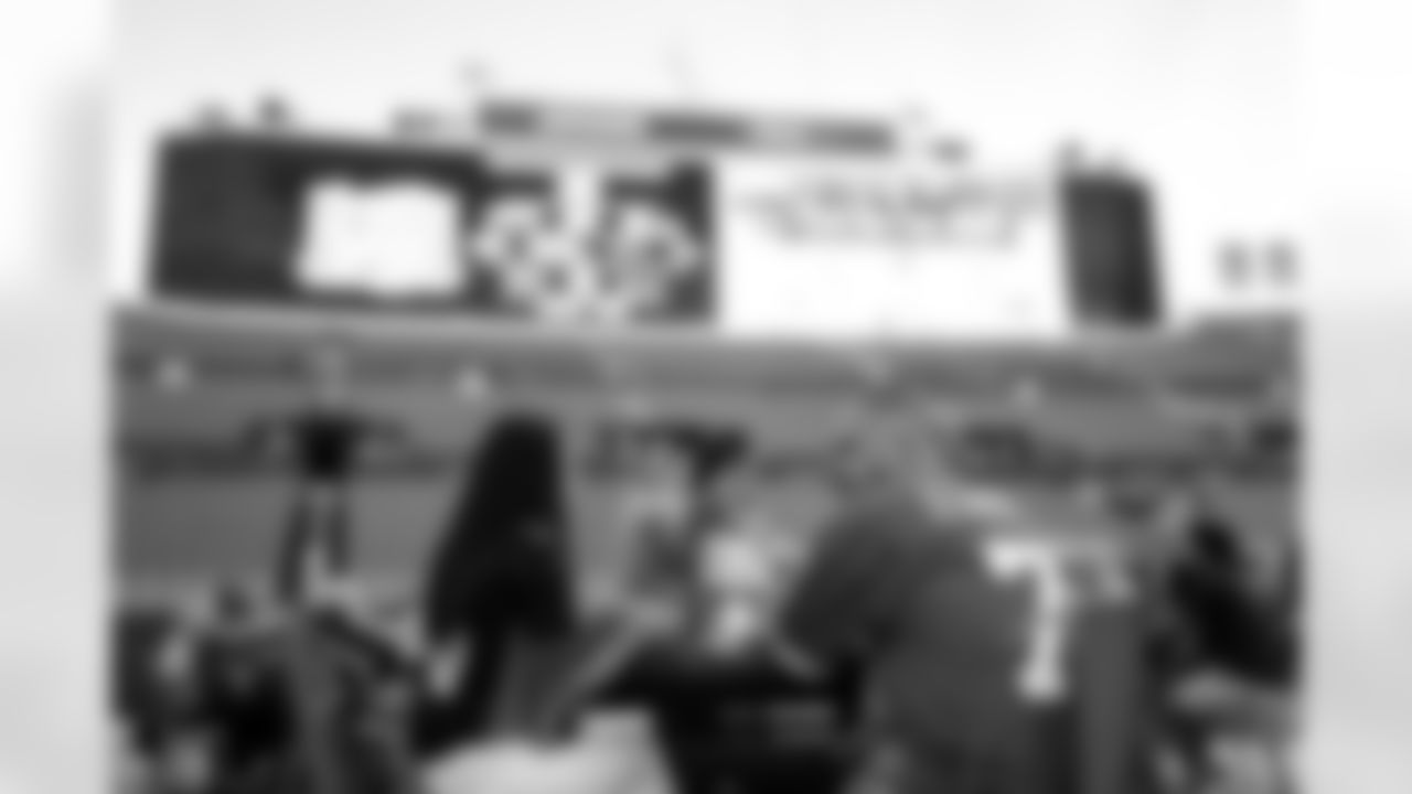Guests dine at the seventh annual Taste of the Broncos event at Empower Field at Mile High on September 13, 2021. (Photo by Gabriel Christus)