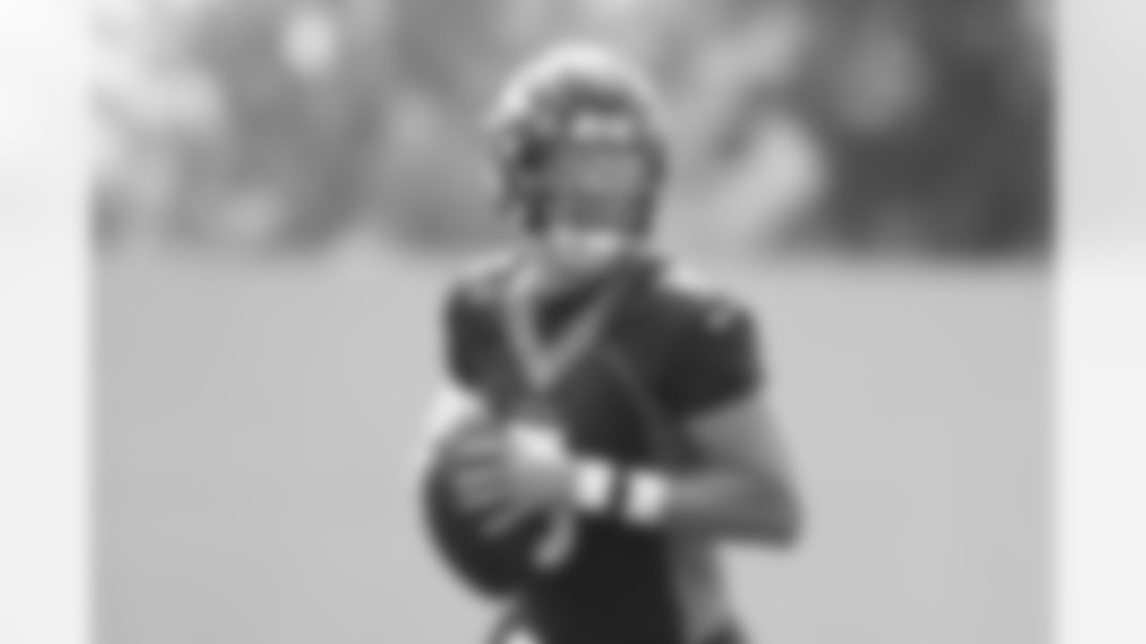 Drew Lock during practice on Thursday, August 26, 2021 at UCHealth Training Center in Denver, Colorado.
Photo by Gabriel Christus