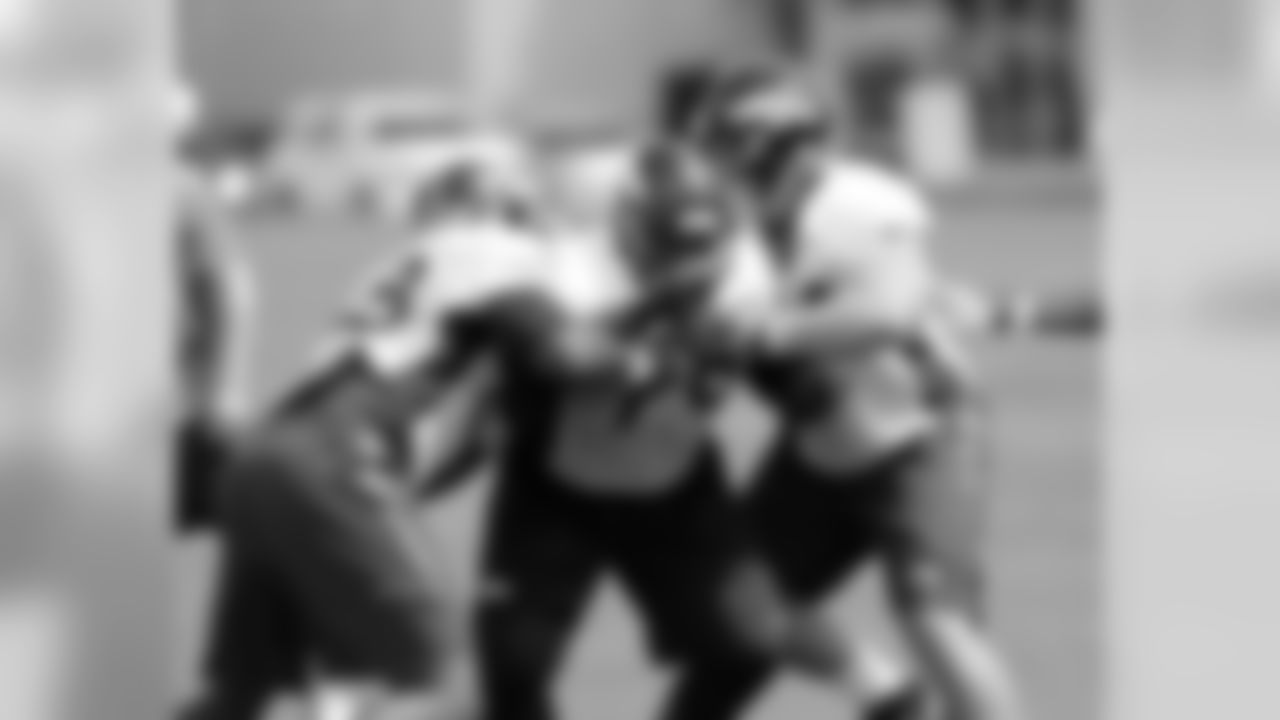 DE Kenny Anunike and DTs Marvin Austin and Will Pericak