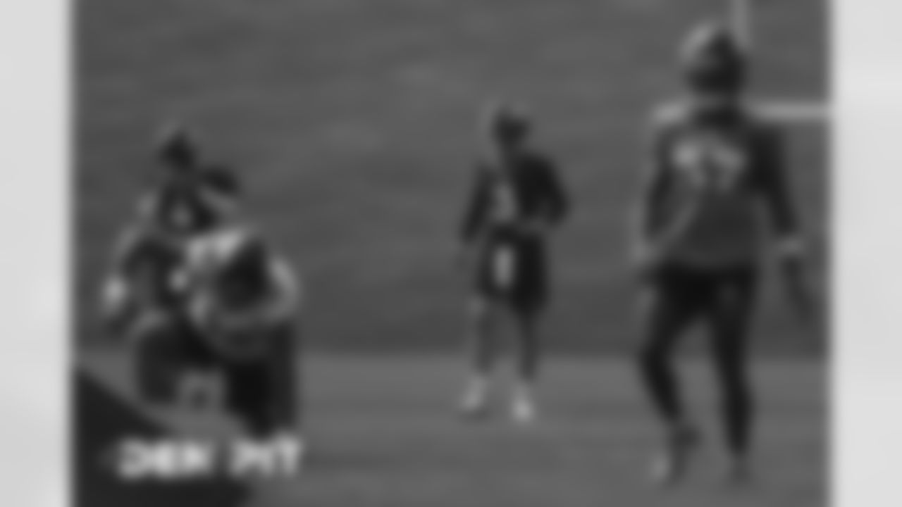Drew Lock action during practice at UCHealth Training Center in Centennial, CO, September 17, 2020.
Photo by Gabriel Christus