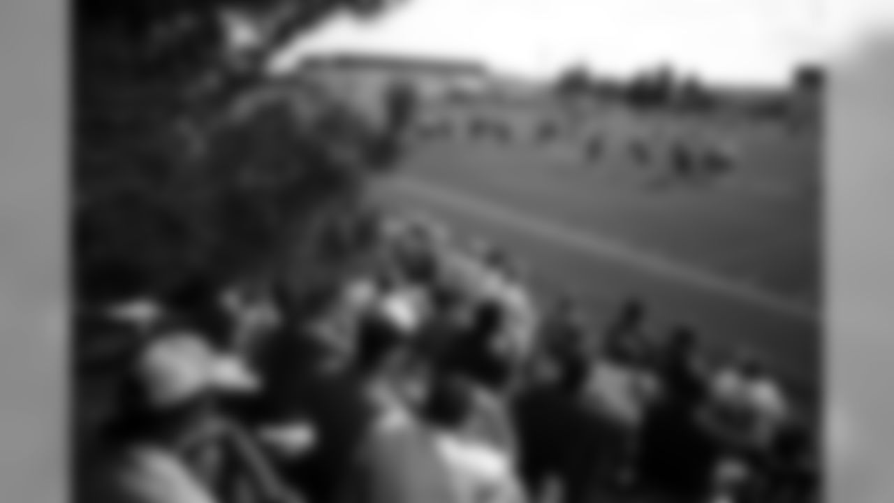 Fans watch a 2008 training camp practice.