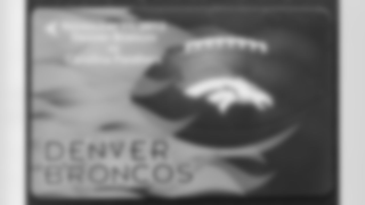 A look at a room key at the Broncos' team hotel.