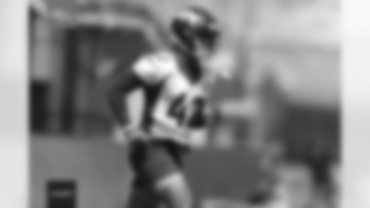 Nik Bonitto during the rookie minicamp on Friday, May 13, 2022 at UCHealth Training Center in Englewood, Colorado.
Photo by Gabriel Christus