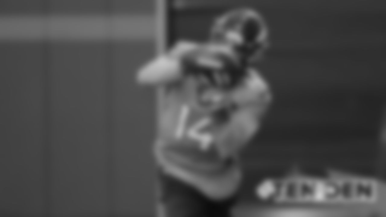 Courtland Sutton at practice on October 11, 2019 at UCHealth Training Center. (Photo by Ben Swanson)
