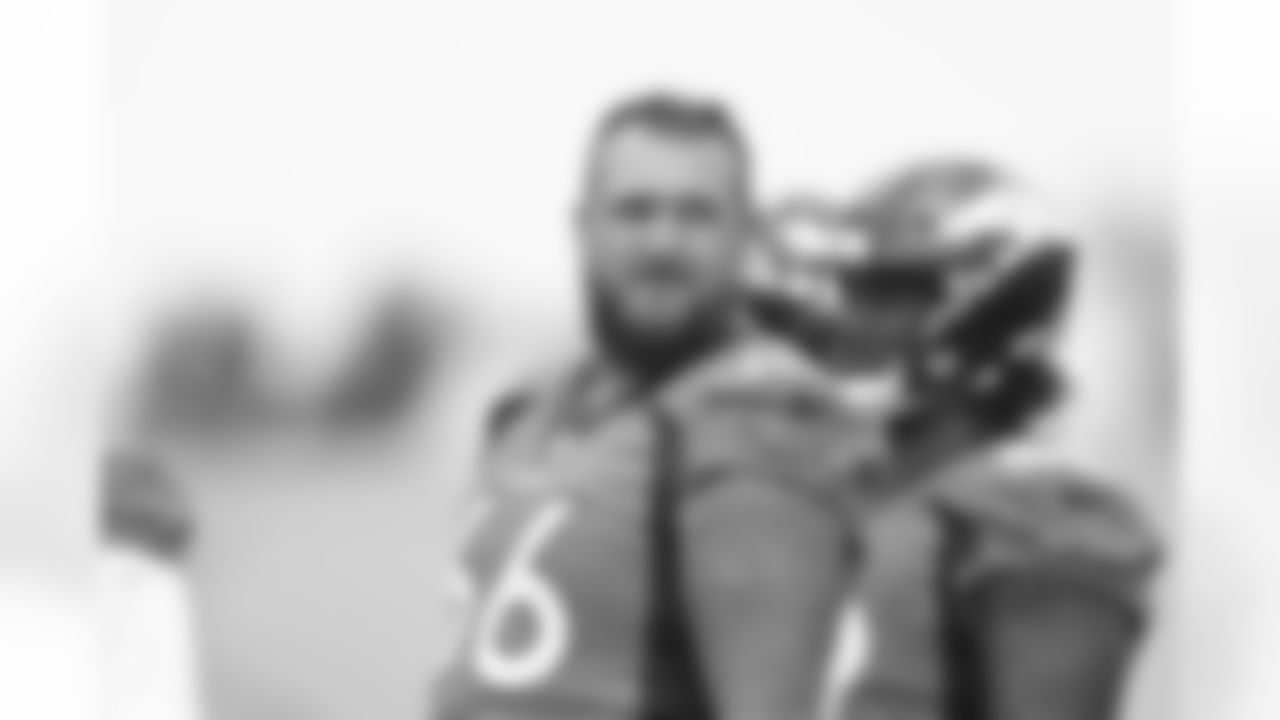 Dalton Risner during practice on Thursday, August 26, 2021 at UCHealth Training Center in Denver, Colorado.
Photo by Gabriel Christus