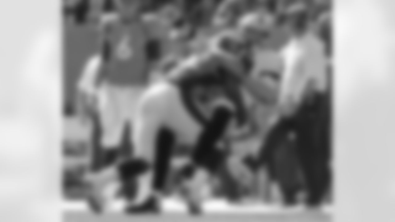 In his seventh NFL season, DE Elvis Dumervil currently ranks seventh on the franchise's all-time sack list with 63.5 career quarterback takedowns.