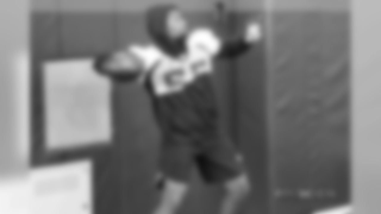 Bradley Chubb during a Saturday walkthrough on Nov. 24, 2018 at Pat Bowlen Fieldhouse.