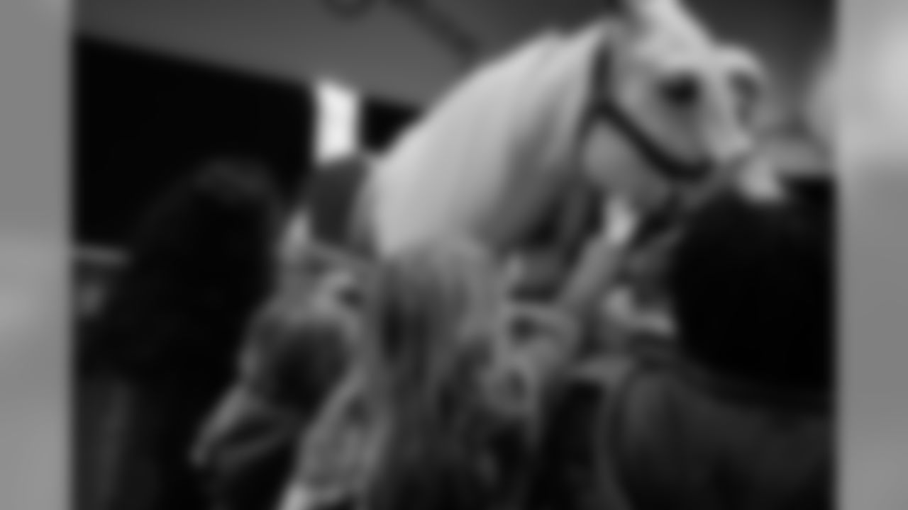 Thunder, the Broncos' live mascot, hosted a holiday party for 300 kids from Boys & Girls Clubs of Metro Denver on December 20, 2018 at Broncos Stadium at Mile High.
