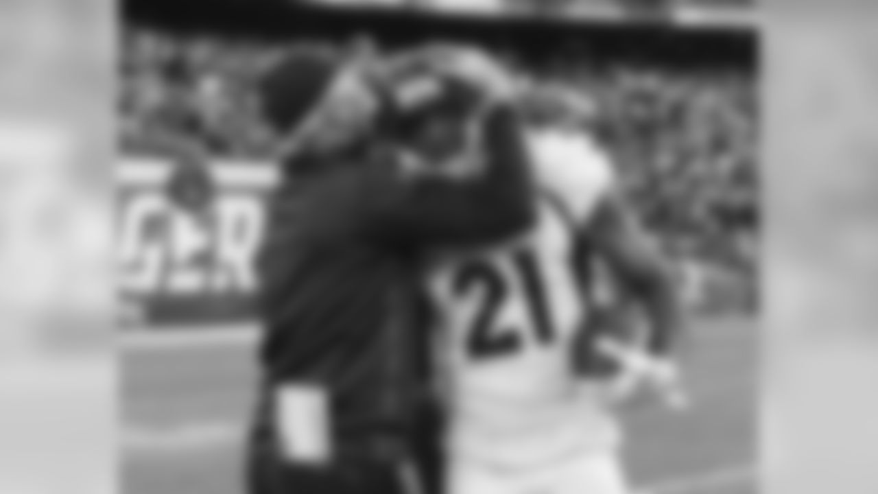 John Fox and Aqib Talib