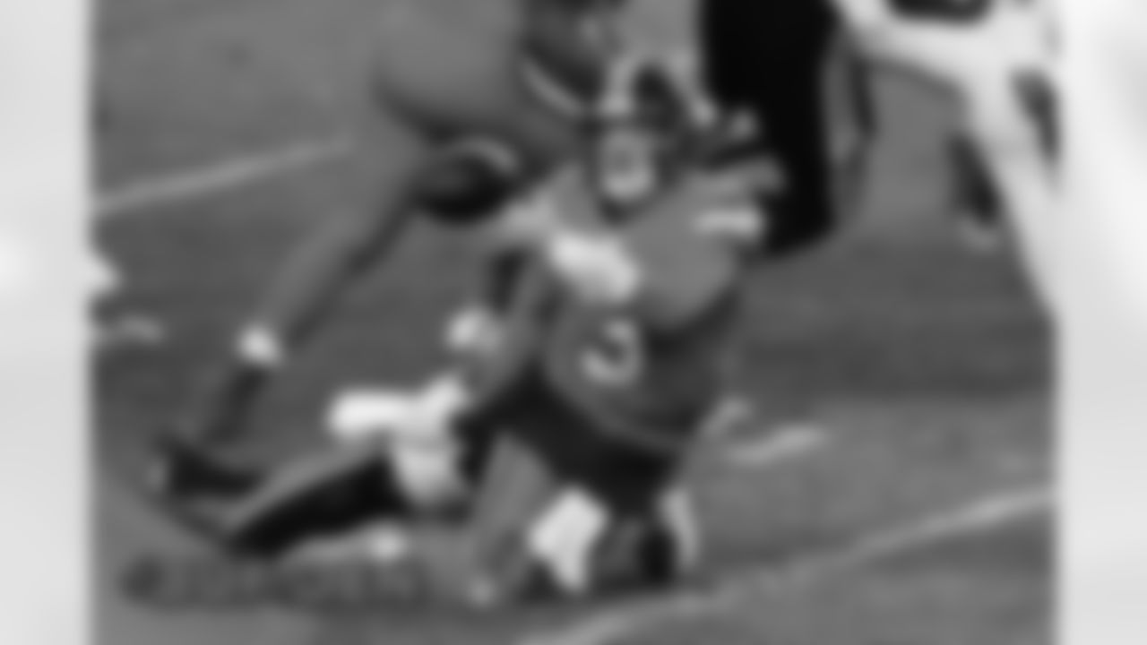Denver Broncos quarterback Drew Lock (3) loses the ball during the NFL game against the Buffalo Bills at Empower Field at Mile High in Denver, Colorado, December 19, 2020.
Photo by Eric Bakke