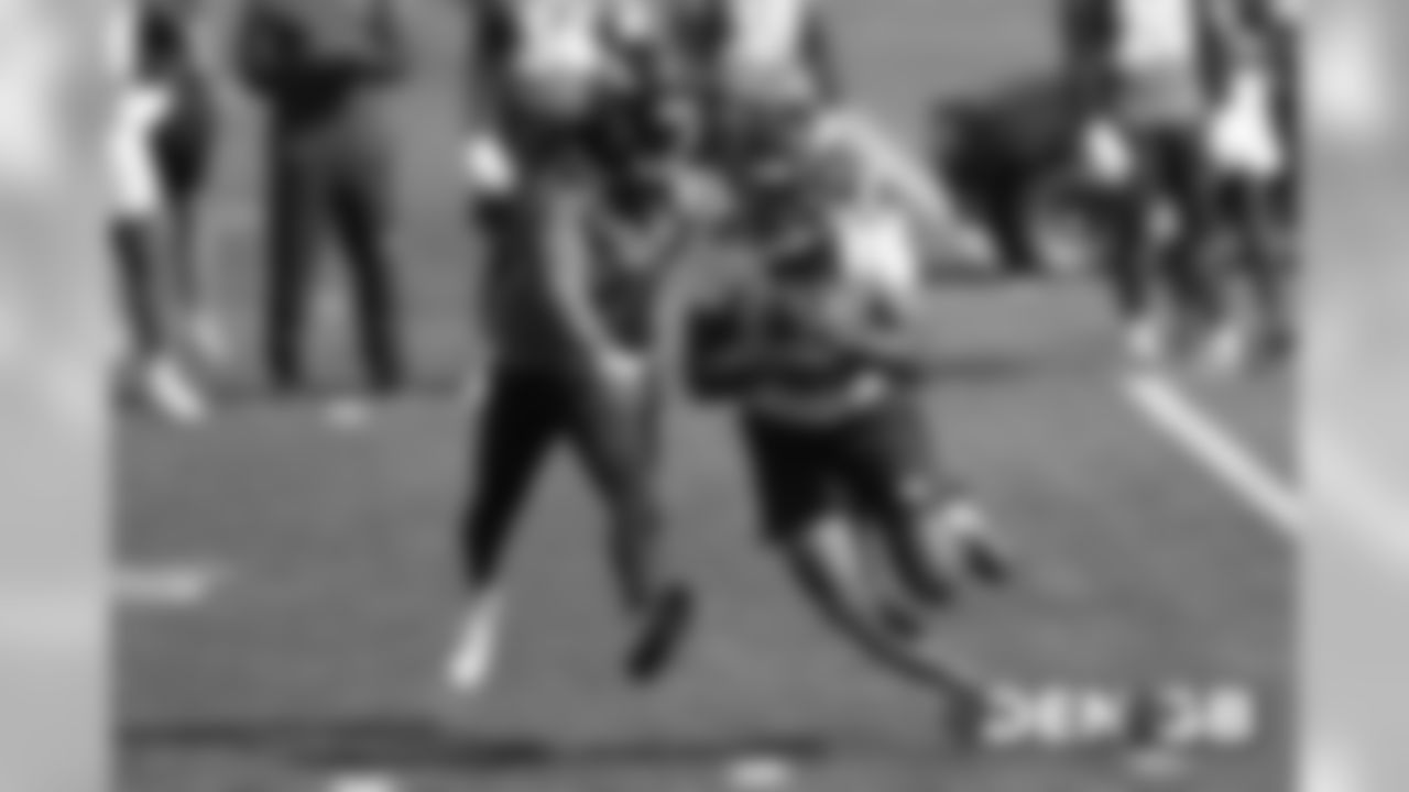 During the Broncos' practice on September 18, 2019.