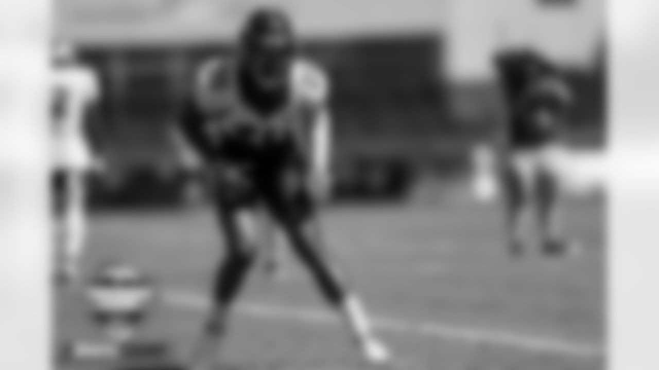 J.R. Reed at practice on Day 11 of training camp at UCHealth Training Center in Englewood, Colorado on August 8, 2022. (Photo by Ben Swanson)