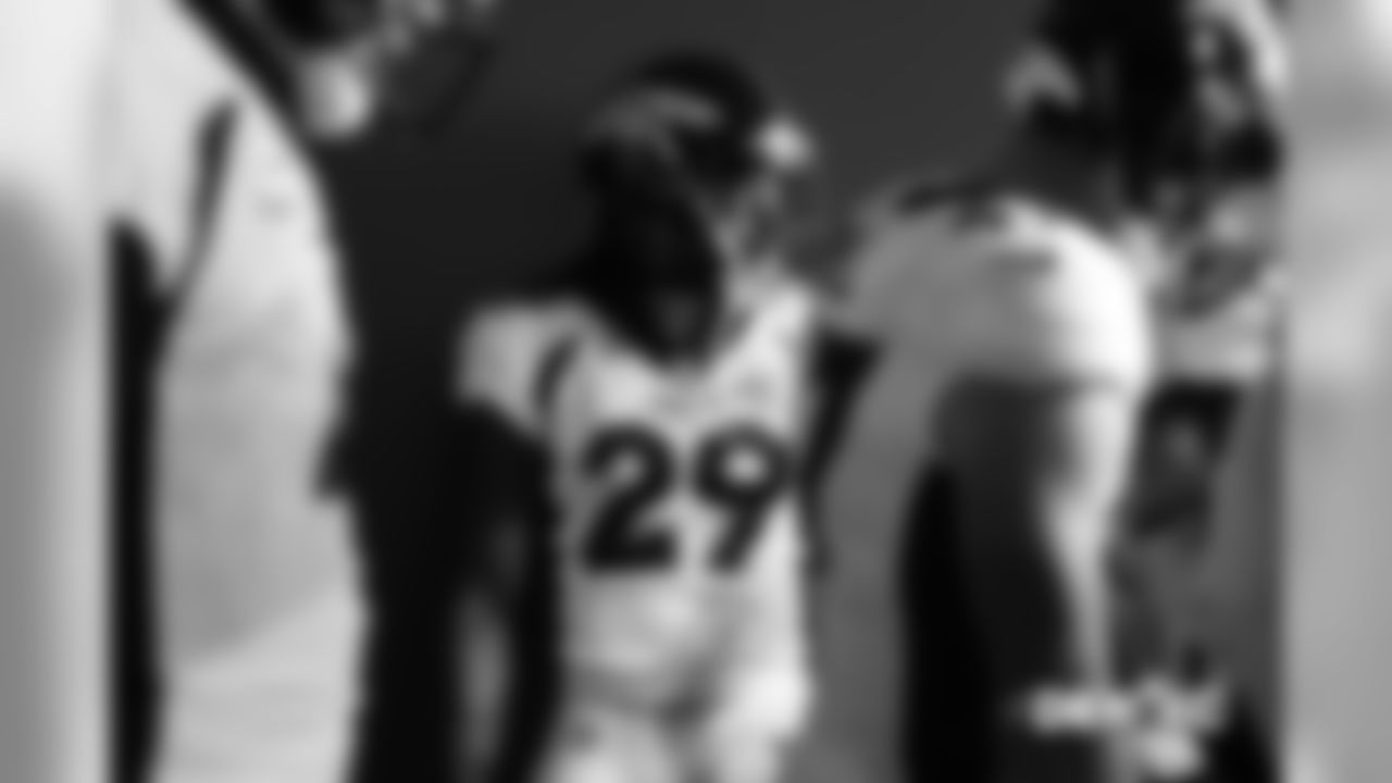 Bradley Roby in the tunnel pregame before the Broncos' Week 8 game against the Kansas City Chiefs at Arrowhead Stadium on October 28, 2018.