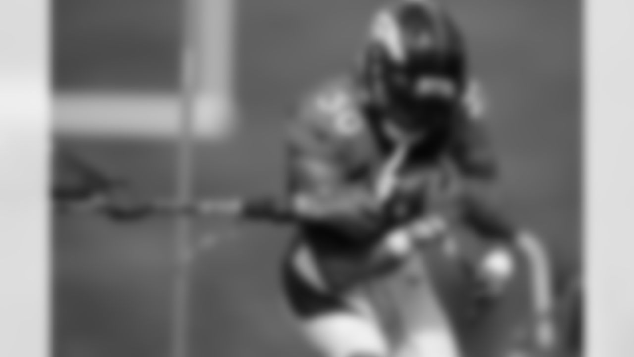 Phillip Lindsay during training camp at UCHealth Training Center in Centennial, CO, August 28, 2020.
Photo by Gabriel Christus